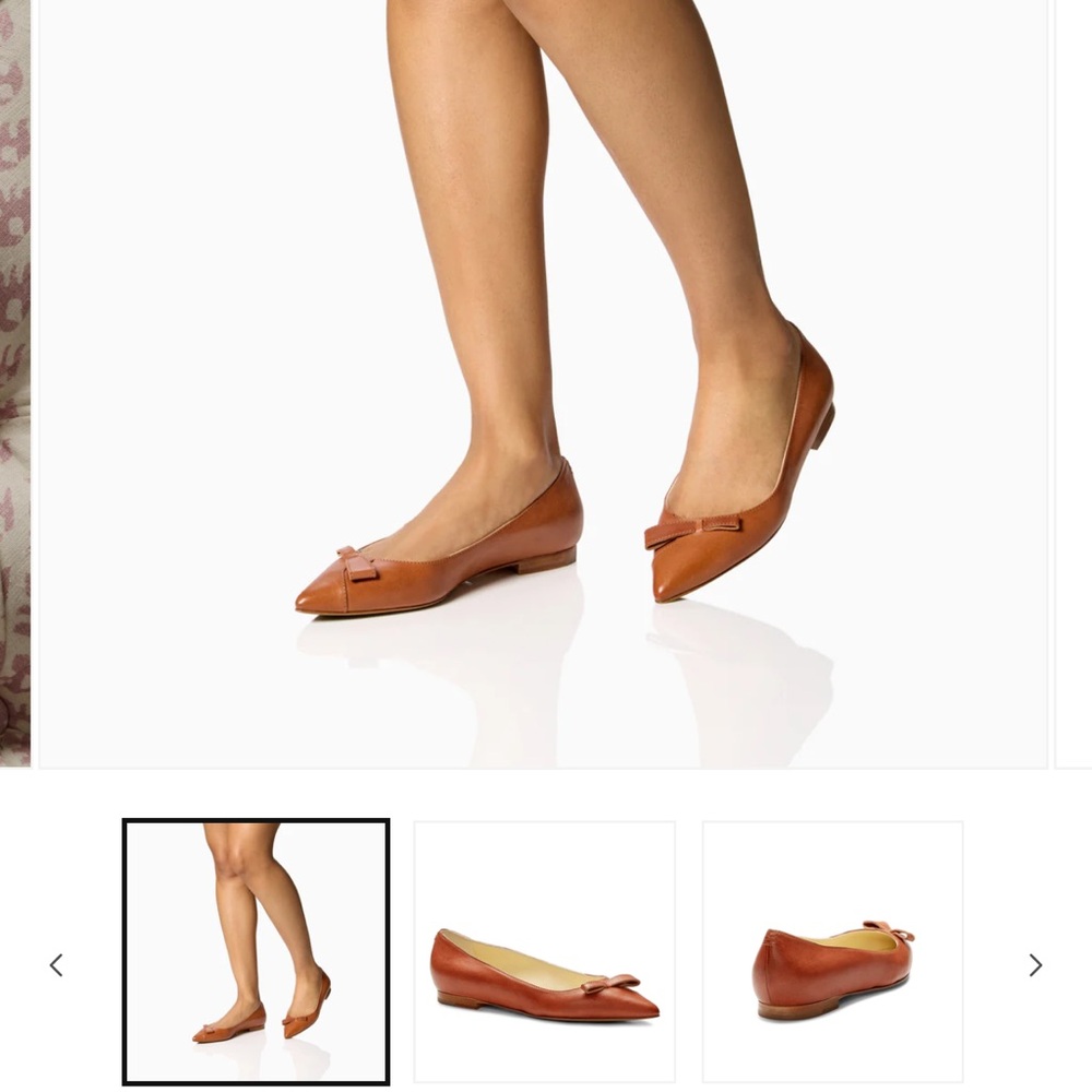 Sarah Flint Natalie Flats Sz 36 Brown - Picture 3 of 9